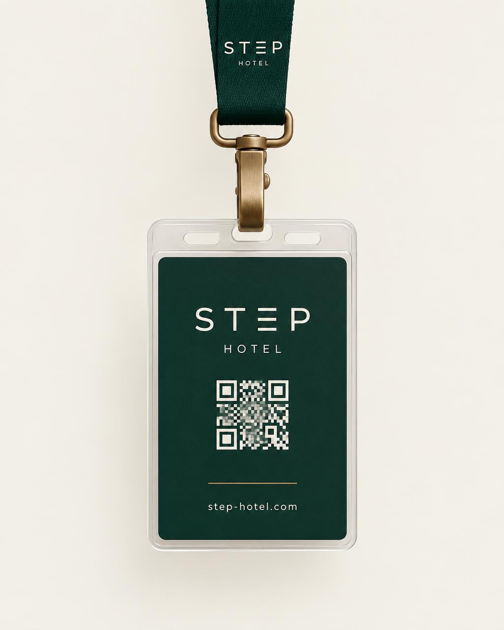 STEP Hotel — ID card — back