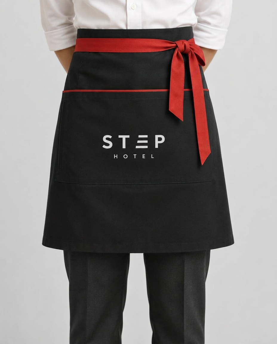 STEP Hotel — Service apron